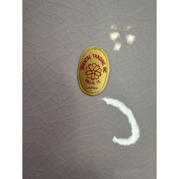 Vtg Oriental Trading Dallas Japanese Rectangle Serving Tray Platter 8''x11'' - Picture 3 of 5